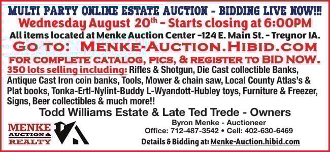 MENKE AUCTION & REALTY