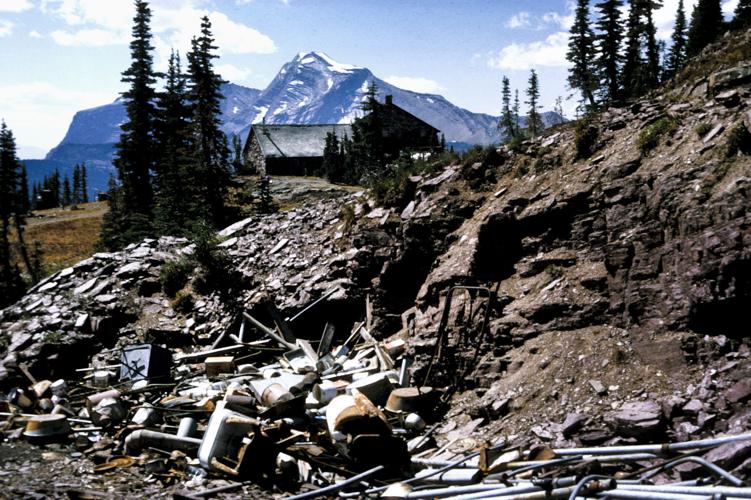 Granite Park Chalet garbage dump