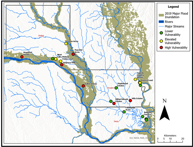 Flood prone mobile home parks